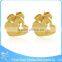 ZS20445 factory price wholesale stud earring fashion gold plated swan earrings