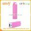 Milk box shape Power Stick Plastic 2600mAh Power Bank Portable Charger power bank
