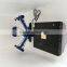 rotary mini 3 color 1 station screen printing machine with flash dryer