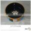 Import china products eco ceramic black pet bowl with logo