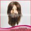 100%Human Hair Mannequin Head Mannequin Head For Training Natural Hair Training Mannequin Head