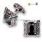 cheap price great quality ladies use custom metal cufflink with crystal