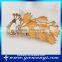 China supplier new product alibaba website Jewelry brooch pin hair clip peacock brooch B0007