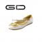 GD elegant beading decoration fashion mixed colors comforable durable soles casual flat shoes for ladies