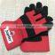 cheap promotional juplier cow leather split working gloves