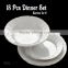 latest dress design bulk buy from china 18pcs porcelain dinnerware set