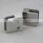 stainless steel square D shape glass clamp flat/ tube back for square tube