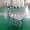 Plastic Resin PC Silver Stacking Chiavari Chair for Wedding Rental