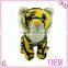 Custom cute plush tiger toys animal keychain