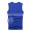 Custom wholesale 100 cotton gym mens printed stringer tank top
