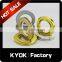 KYOK plain style plastic golden curtain rings with high quality,double single iron curtain rod rings metal material
