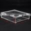 Logo print acrylic business card holder box with drawer