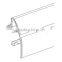 retail bullnose data strip for supermarket