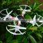 Headless mode 2.4G 6-axis micro quadcopter with LED lights.