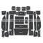 Good quality car interior car gate slot mat for Odyssey 2009-2013 23pcs/set