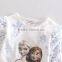 (F5271Y) white nova brand baby girls t shirts printed elsa girls casual t shirts children clothing wholesale