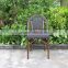 wood look outdoor dining chair patio dining chair