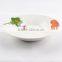 Round shape porcelain soup plate with hot selling decal