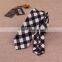 Skinny Tie Madness Men's Cotton Plaid Skinny Tie
