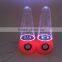 Top sale Dynamic led Light 2.0 bullet water dancing speaker , mini speaker for computer