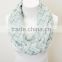 Fashion Wholesale Women's Checked Long Infinity Scarf Knit Long