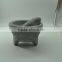 3 legged mortar and pestle set, mexican style stone mortar, mexician molcajete, granite mortar and pestle set, molcajete