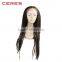 fully braided lace front wig micro senegalese with factory wholesale price