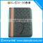 zippered a4 leather portfolio folders/custom men portfolio/leather portfolio with calculator