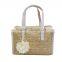 Ladies' Fashion Paper Straw Crochet Handbag