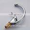 Low arc chrome brass kitchen mixer