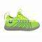 Flyknit +PU material led light shoes for men and women chirldren cheap price own-designed