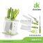 Luxury and popular ceramic bottle knife block with PP inside