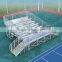 6 rows sports event I beam aluminum bleacher