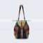Colorful canvas shoulder bag woman tote bags cotton canvas handbag