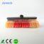 top quality long bristle plastic broom and colorful broom