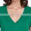 v Neck Short Sleeve Women Fitted Blank T-shirts