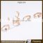 Latest design wholesale fashion gold plated moon deer christmas finger ring sets