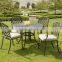 Hot sale! SH213 Cast Aluminum outdoor furniture five piece dining set