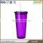 16-22oz Double wall acrylic paper insert acrylic tumbler
