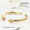 Fashion dubai gold bangle bracelet 24k Gold Color high quality costume 24k gold jewelry