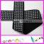 hot sell elastic belts with hotfix rhinestone motif for dress clothes iron on round studs