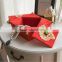 red penoy jewelry box for rings, necklace, bracelet, earrings storage