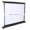 2016 new item folding projection screen table top screen for business presentation