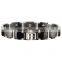 Noproblem P098 FDA torumaline germanium ion Balance health power fashion stainless steel bracelet