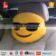 Hot sale super soft emoji pillow for cars