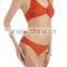Vintage bandeau swimwear set high quality and hot sexy girls image bikini