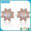 Fashion Accessories Factories Wholesale Flower Shape Acrylic Earrings