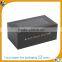 Black paper packaging cool heisenberg hat box set
