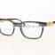 G2609A-513 wood temple eyewear custom made eyeglasses