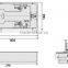 SS-222A Double swing door Floor Spring door hardware glass door floor hinges.